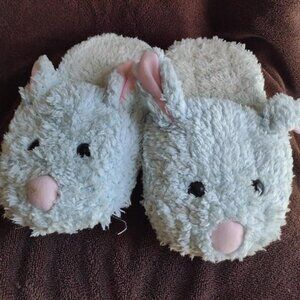 BUNNY SLIPPERS LIGHT BLUE * USED *